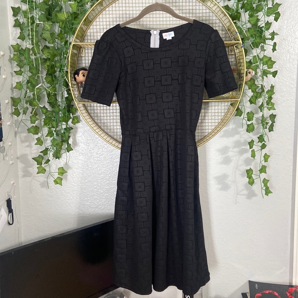 LuLaRoe. Adorable black dress with beautiful detail. Used like new. Size… - Picture 1 of 5